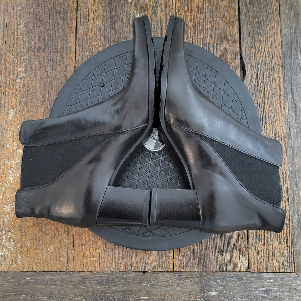 Gama Square Toe Ankle Leather Booties - Picture 5 of 12